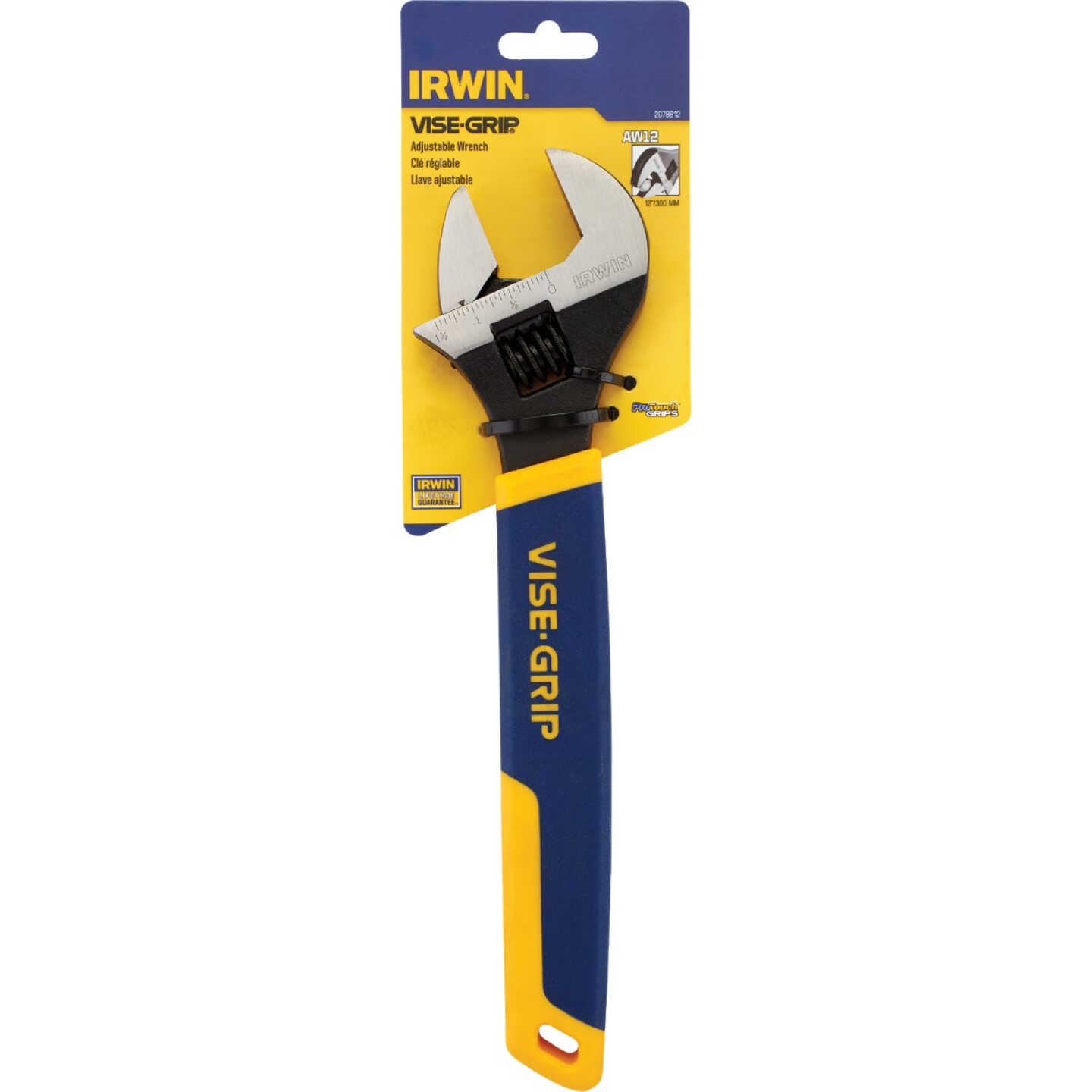 Irwin Vise-Grip 12 In. Adjustable Wrench Image 2