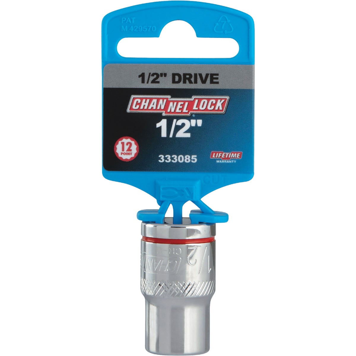 Channellock 1/2 In. Drive 1/2 In. 12-Point Shallow Standard Socket Image 2