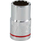 Channellock 1/2 In. Drive 9/16 In. 12-Point Shallow Standard Socket Image 1