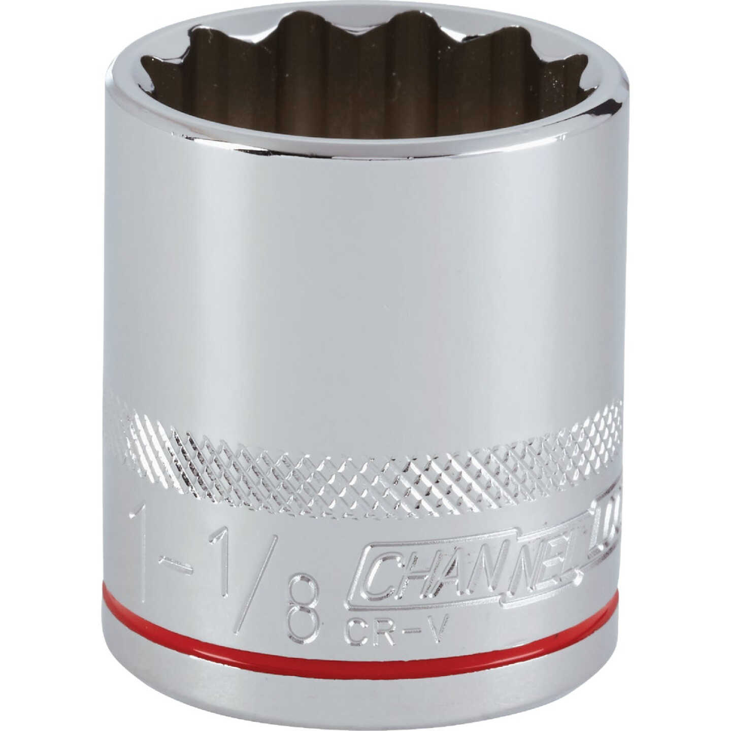 Channellock 1/2 In. Drive 1-1/8 In. 12-Point Shallow Standard Socket Image 1