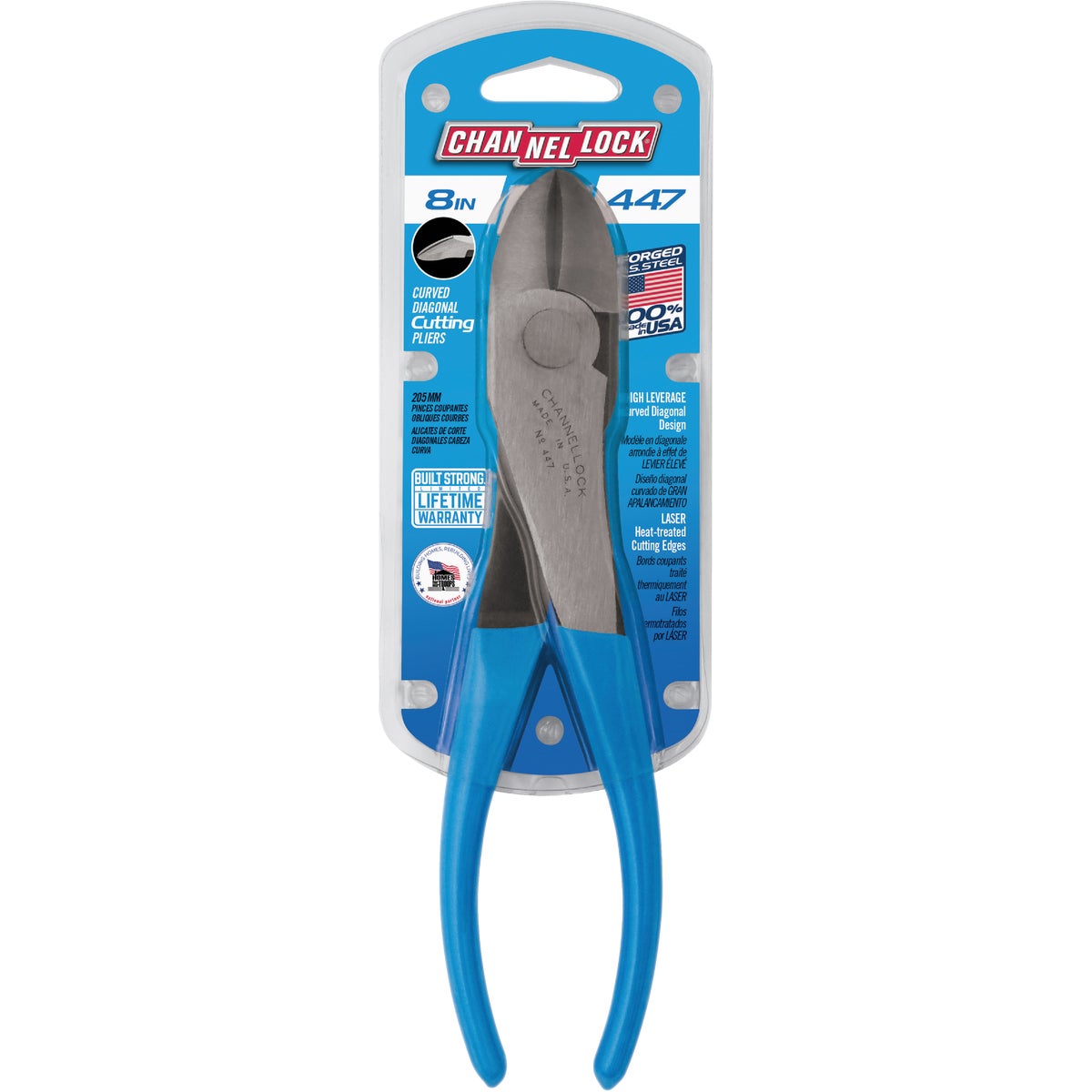 Channellock 7-3/4 In. Curved Diagonal Cutting Pliers with Box Joint Image 4