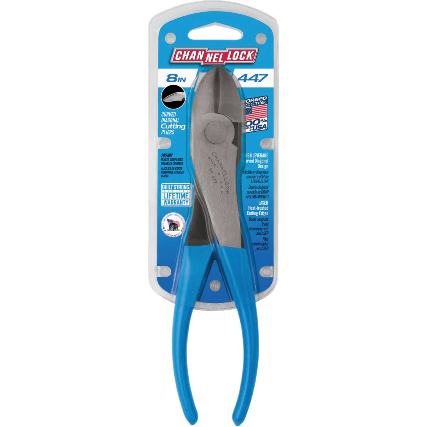 Channellock 7-3/4 In. Curved Diagonal Cutting Pliers with Box Joint Image 4