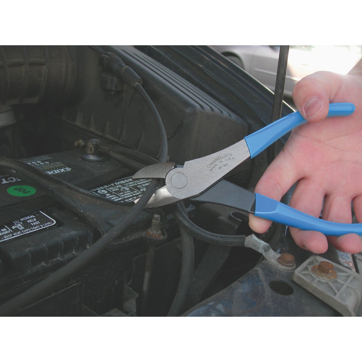 Channellock 7-3/4 In. Curved Diagonal Cutting Pliers with Box Joint Image 2