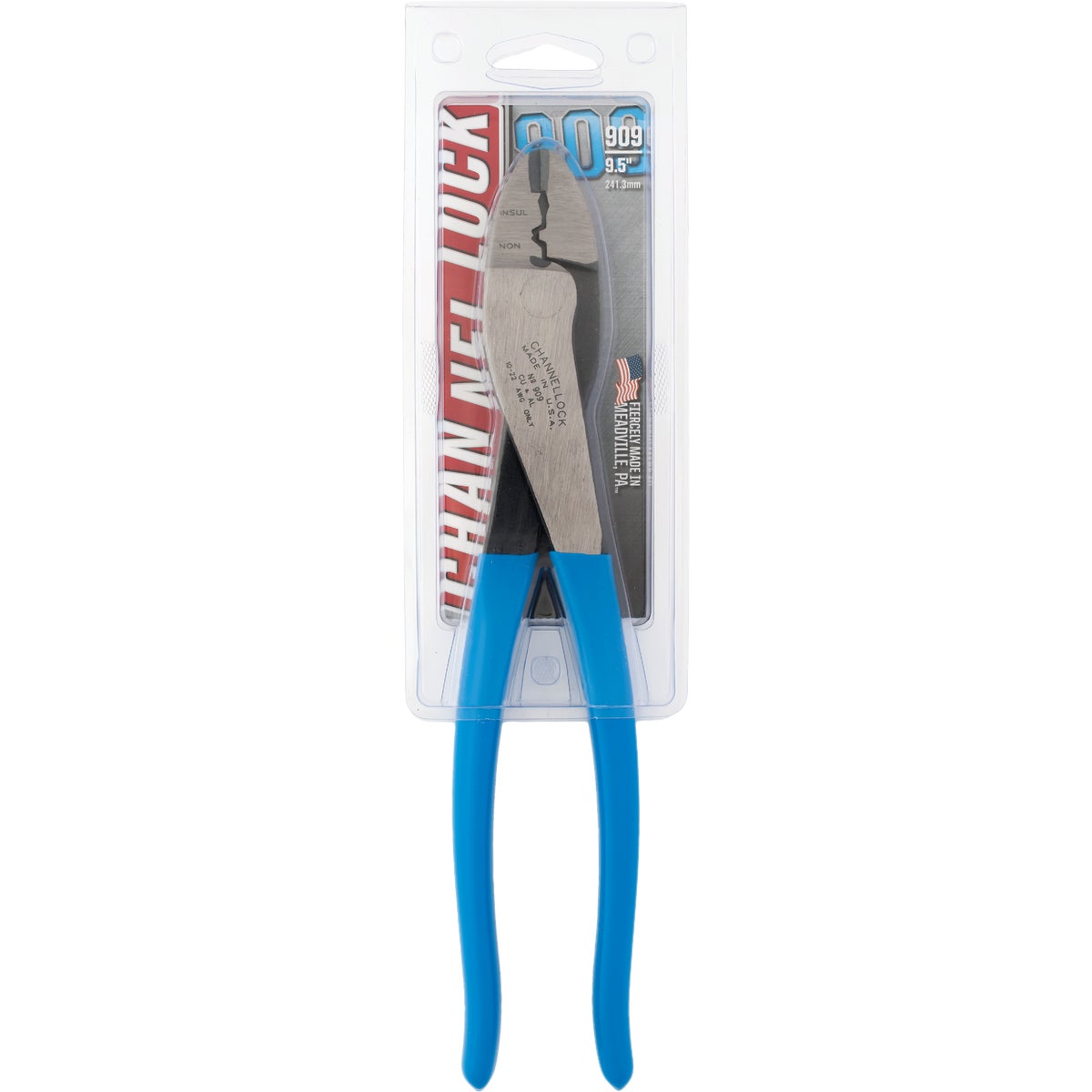 Channellock 9-1/2 In. Polished High-Carbon Drop-Forged Steel Crimp & Cut Plier Image 2