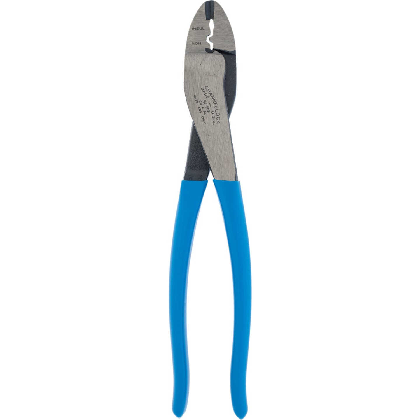 Channellock 9-1/2 In. Polished High-Carbon Drop-Forged Steel Crimp & Cut Plier Image 1
