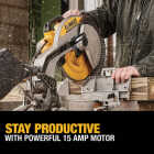 DEWALT 12 In. 15-Amp Single-Bevel Compound Miter Saw Image 5
