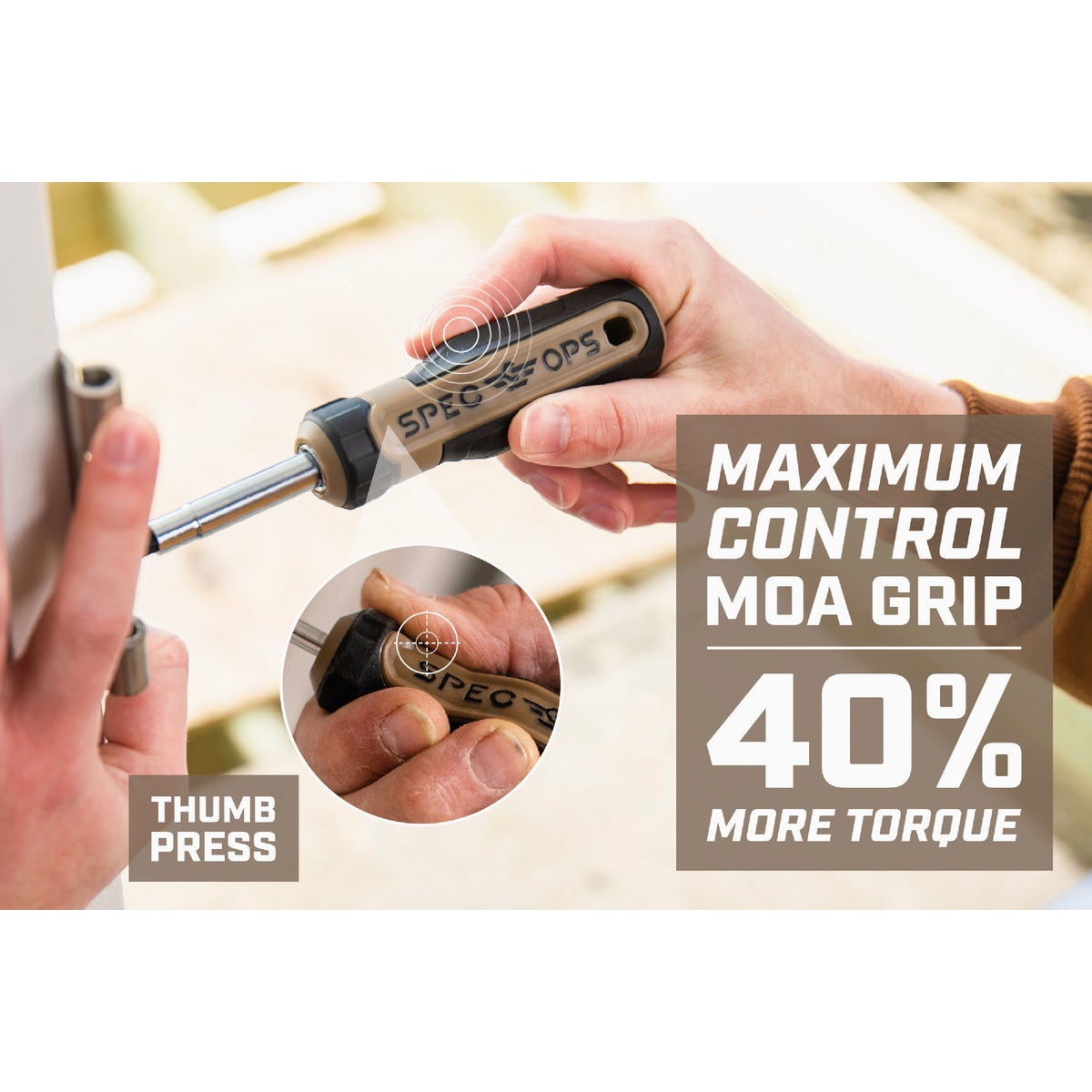 Spec Ops 12-in-1 Ratcheting Screwdriver Image 2