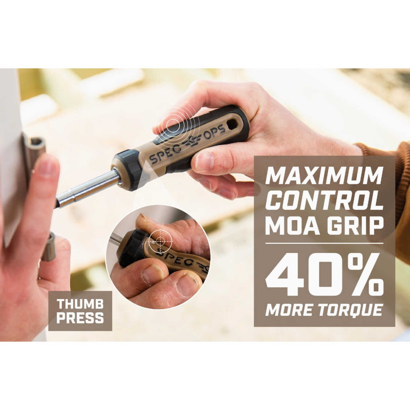 Spec Ops 12-in-1 Ratcheting Screwdriver Image 2