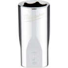 Milwaukee 1/4 In. Drive 9 mm 6-Point Shallow Metric Socket with FOUR FLAT Sides Image 1