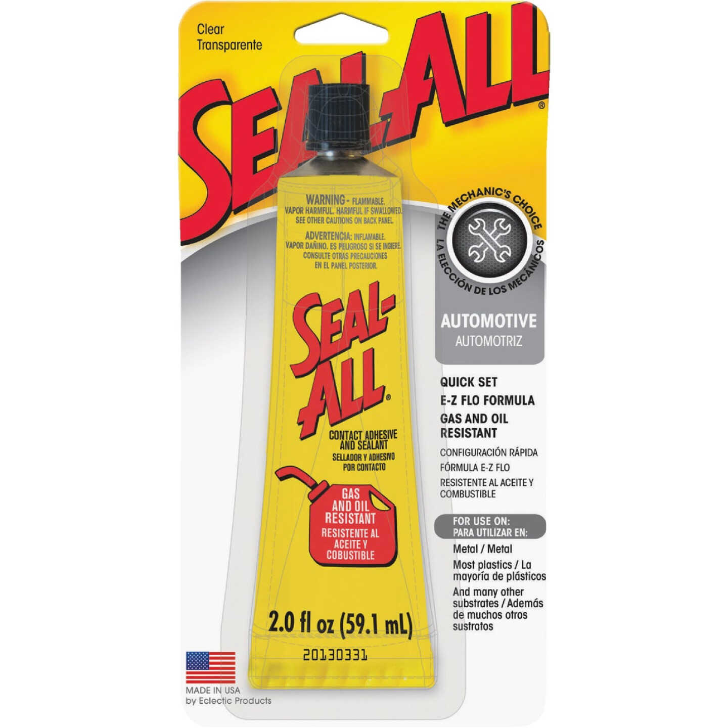 Seal-All 2 Oz. Clear Contact Adhesive Image 1