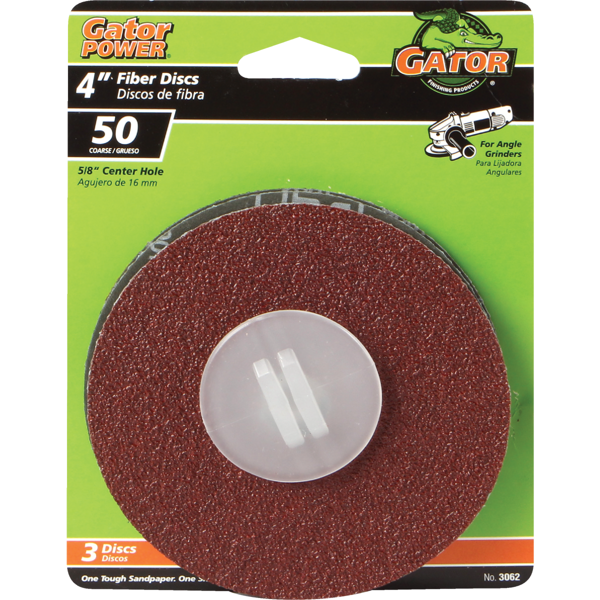 Gator Blade 4 In. 50 Grit Fiber Disc (3-Pack)
