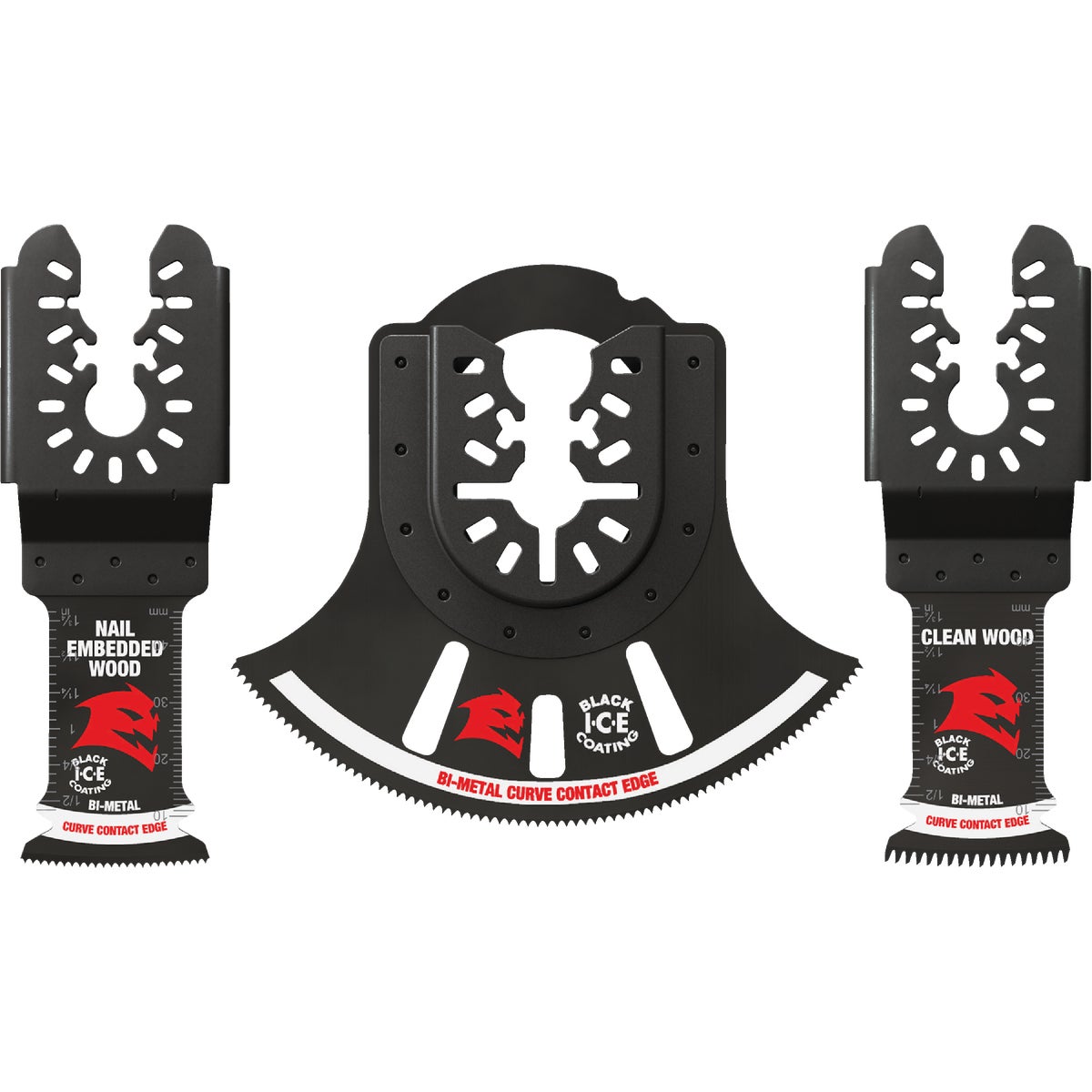 Diablo Universal Fit Bi-Metal Oscillating Blade Set (3-Piece)