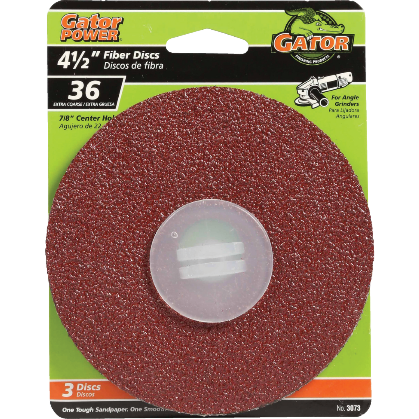 Gator Blade 4-1/2 In. 36 Grit Fiber Disc (3-Pack) Image 1