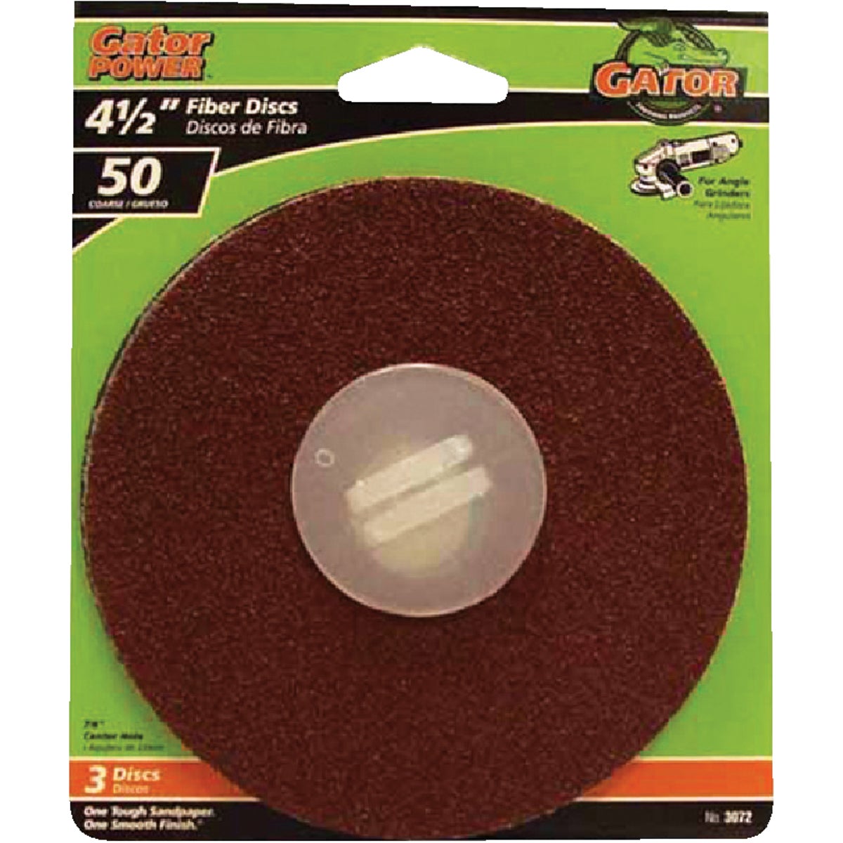 Gator Blade 4-1/2 In. 50 Grit Fiber Disc (3-Pack)