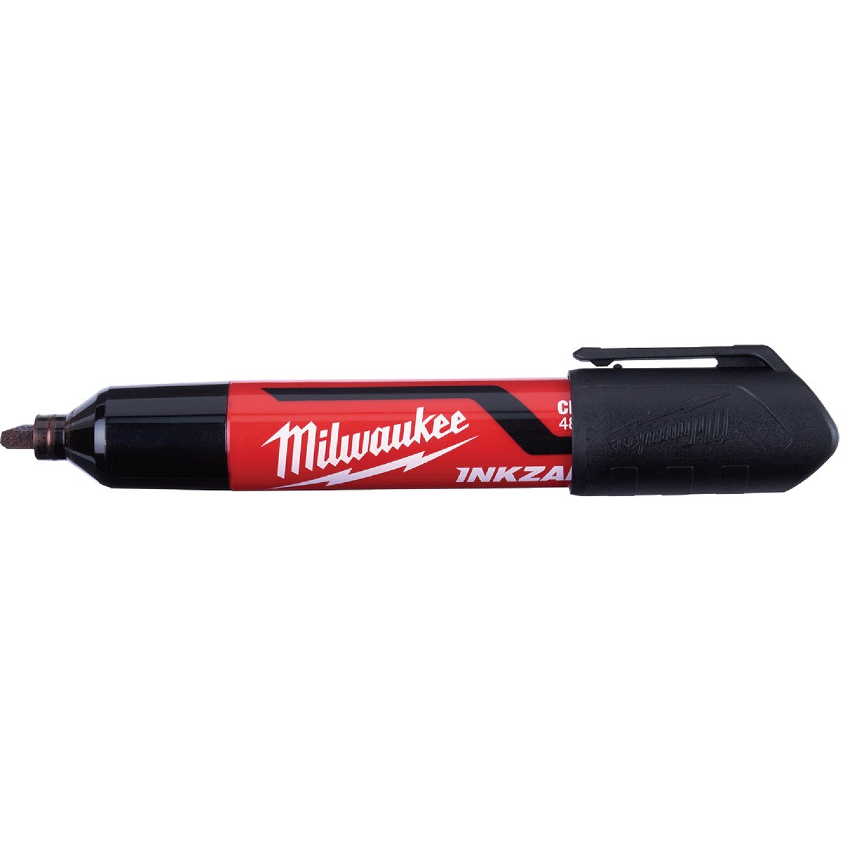 Milwaukee INKZALL Large Chisel Tip Black Job Site Marker Image 2
