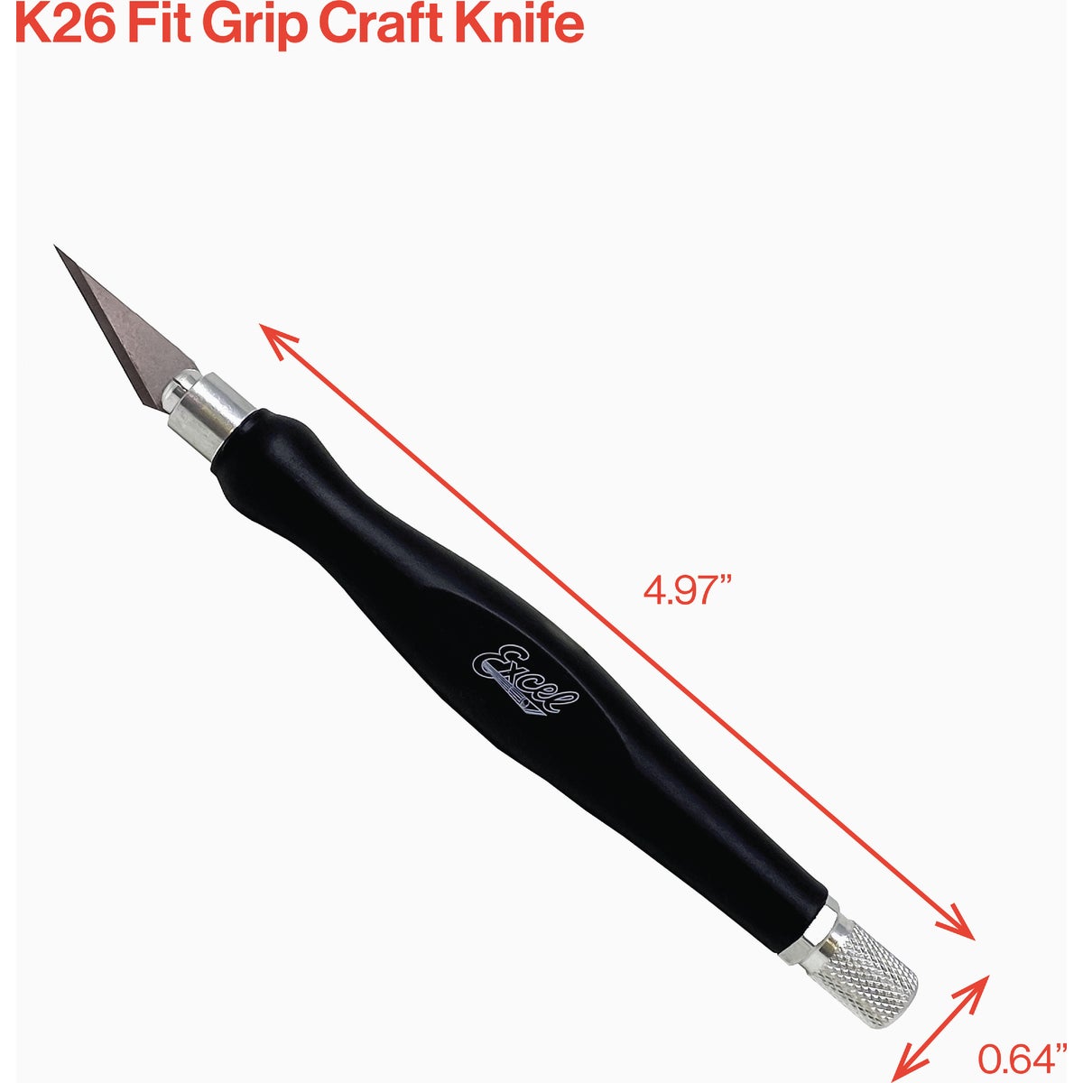 Excel Blades K26 Fit Grip Hobby Knife Image 5