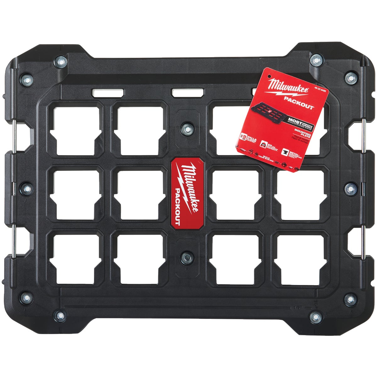 Milwaukee PACKOUT 18.4 In. W x 23.4 In. L Mounting Plate Bracket, 100 Lb. Capacity Image 3