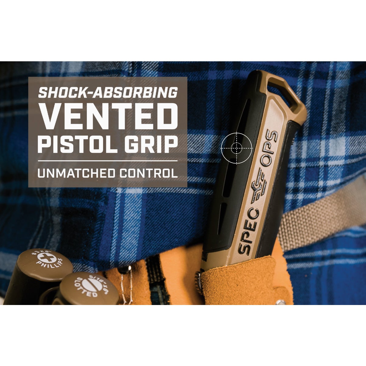 Spec Ops Retractable-Blade Utility Knife with (5) Blades Image 2