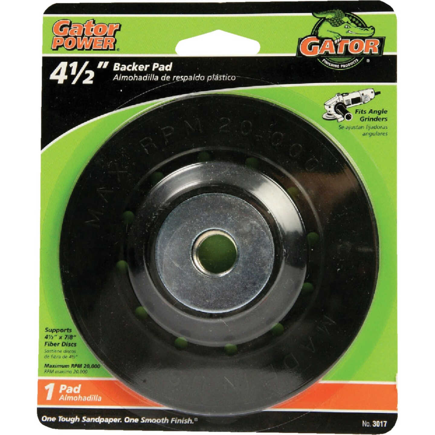 Gator Blade 4-1/2 In. Power Angle Grinder Backing Pad Image 1