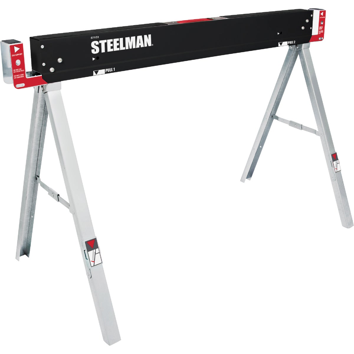Steelman 47 In. Folding Sawhorse