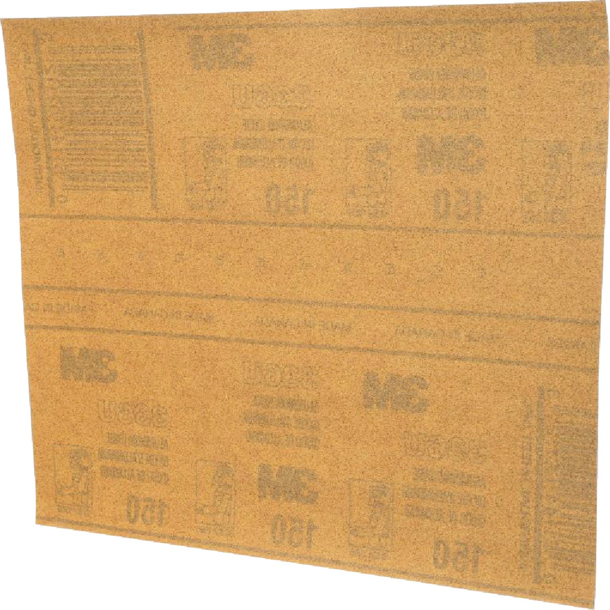 3M General Purpose 9 In. x 11 In. Aluminum Oxide Very Fine Sandpaper, 150 Grit (25-Pack) Image 5