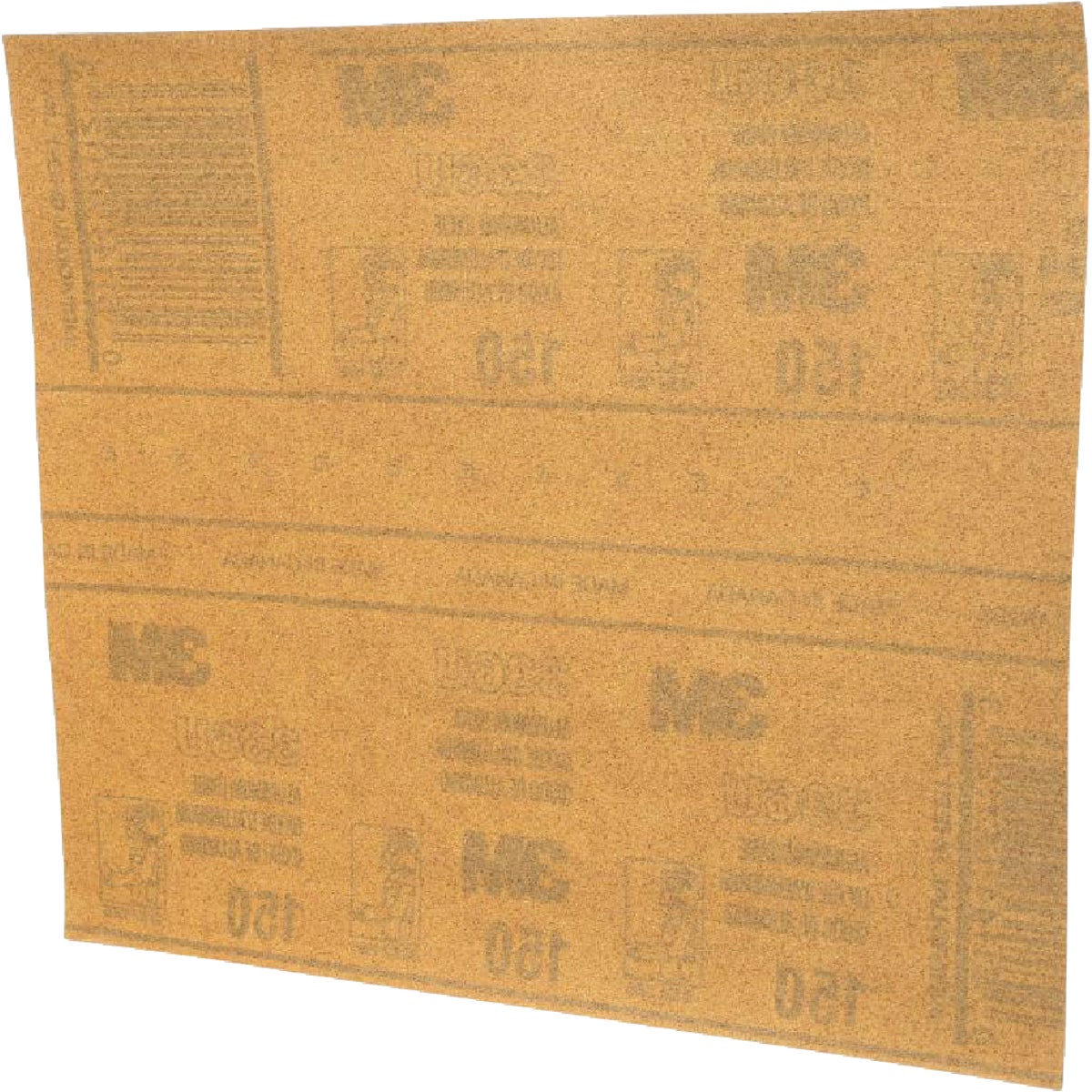 3M General Purpose 9 In. x 11 In. Aluminum Oxide Fine Sandpaper, 100 Grit, (25-Pack) Image 5