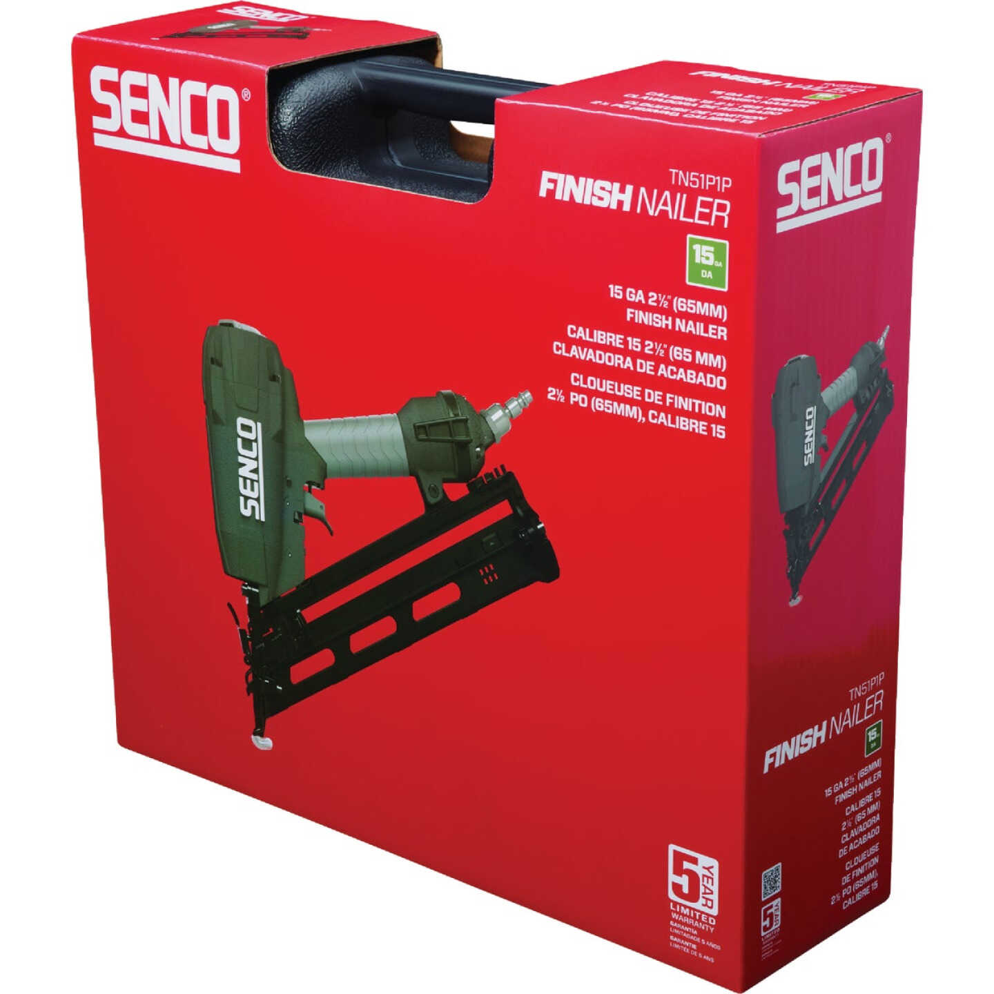 Senco 15-Gauge 2-1/2 In. Angled Finish Nailer Image 2