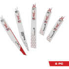 Milwaukee SAWZALL Demolition Reciprocating Saw Blade Set (5-Piece) Image 1