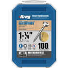 Kreg #6 x 1-1/4 In. Square Fine Thread Pan Head Zinc Pocket-Hole Screw (100 Ct.) Image 5