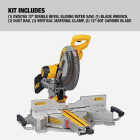 DEWALT 12 In. 15-Amp Dual-Bevel Sliding Compound Miter Saw Image 4