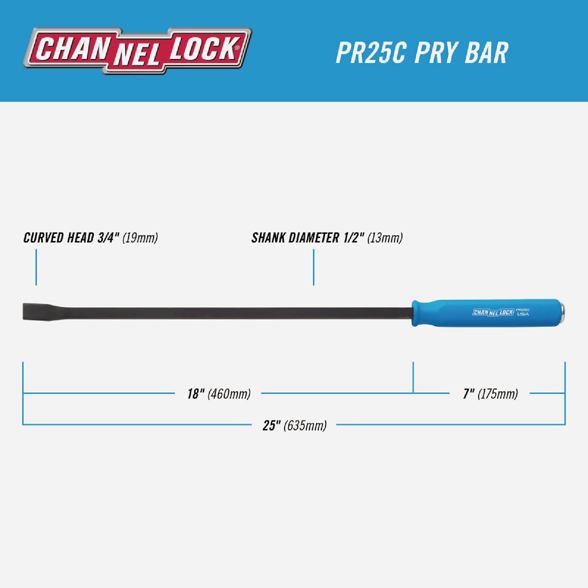 Channellock 25 In. Professional Pry Bar Image 2