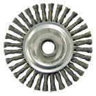 Weiler Vortec 4 In. Twisted/Knotted 0.020 In. Angle Grinder Wire Wheel Image 1