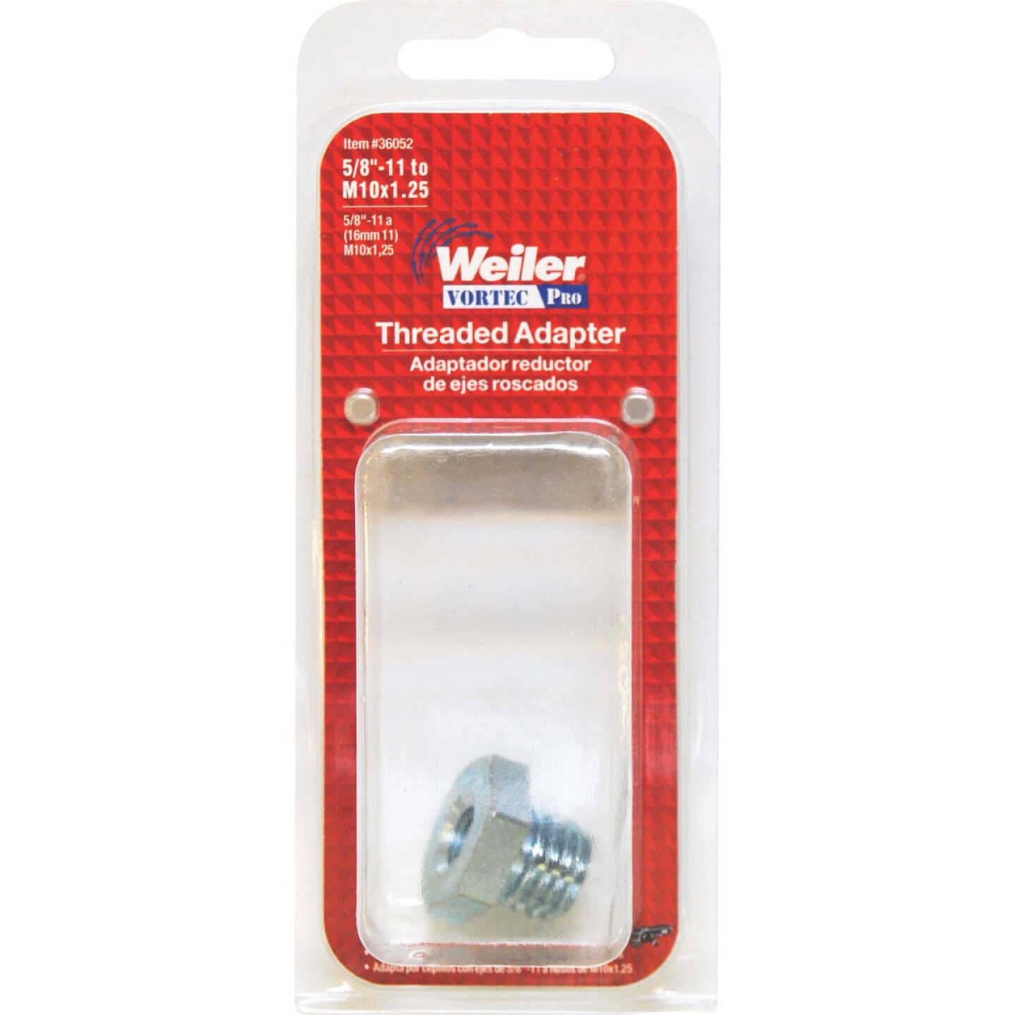 Weiler Vortec 1-1/4 In. x 10 Angle Grinder Arbor Adapter Image 2