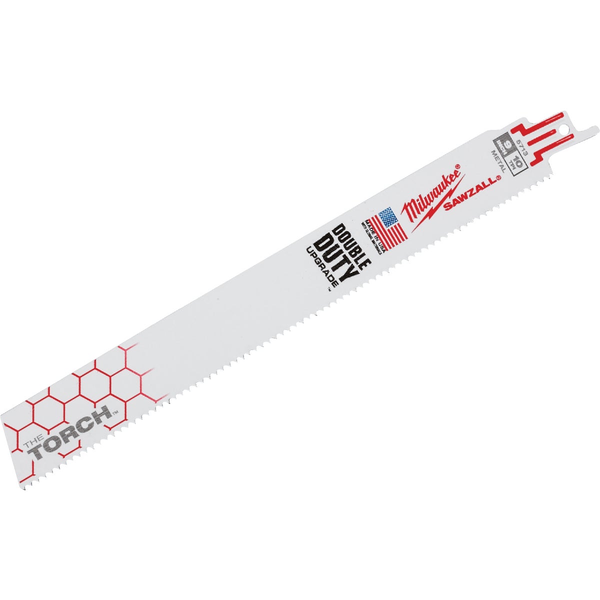 Milwaukee SAWZALL The TORCH 9 In. 10 TPI Metal Demolition Reciprocating Saw Blade (Bulk) Image 1