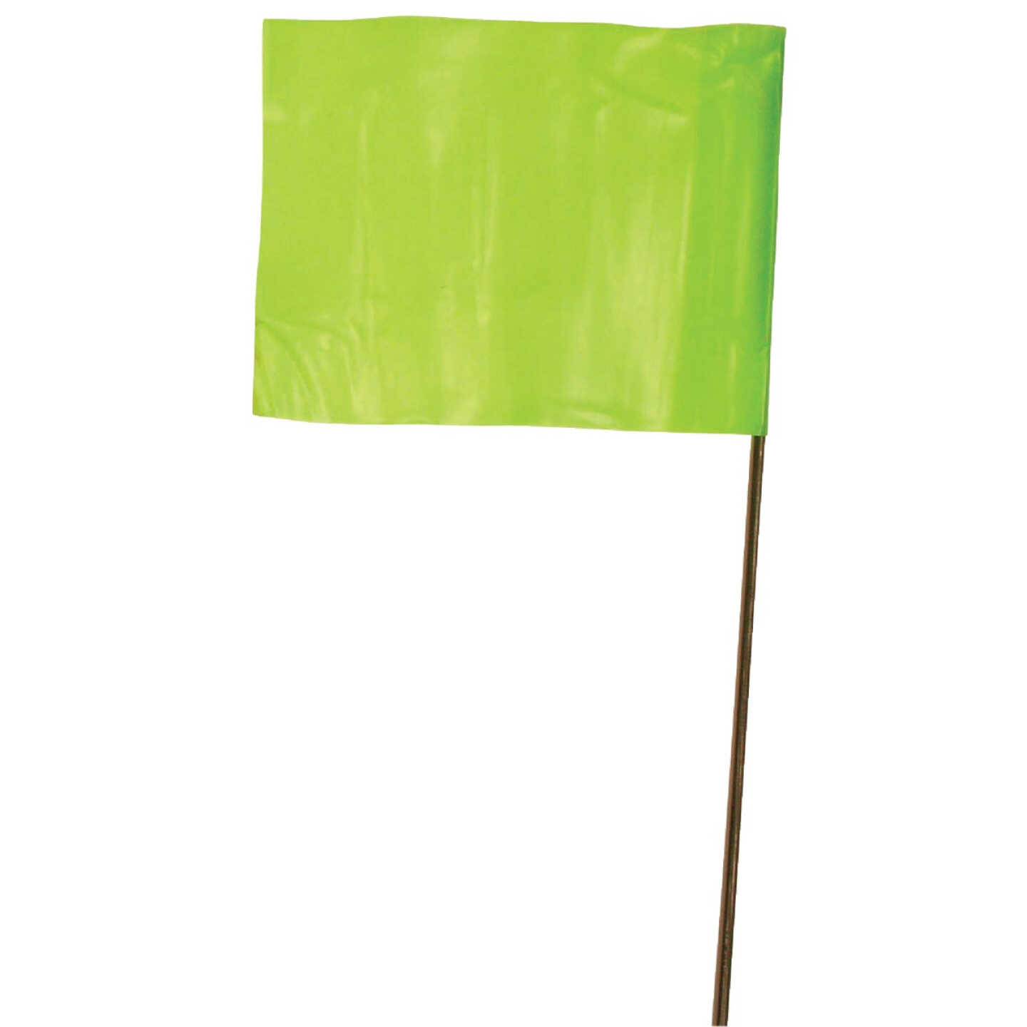 Empire 21 In. Steel Staff Lime Marking Flags (100-Pack) Image 1