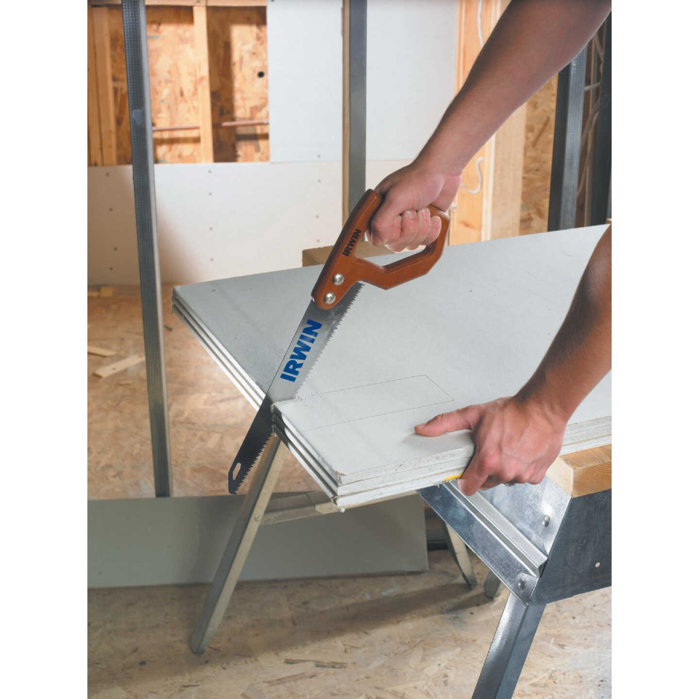 Irwin 11-1/2 In. L. Blade 10 PPI Hardwood Handle Hand Saw Image 2