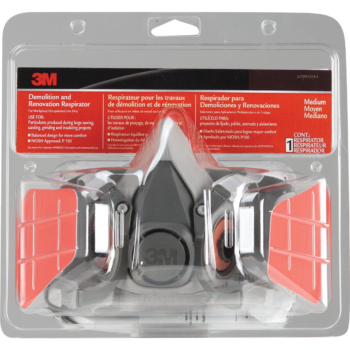 3M P100 Performance Respirator for Mold & Lead Paint Removal Image 2