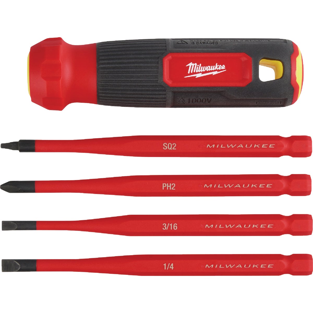 Milwaukee 4-In-1 1000V Insulated Slim Tip Multi-Bit Screwdriver Image 5
