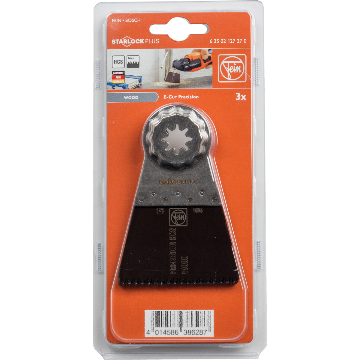 Fein Starlock 2-9/16 In. Steel Precision E-Cut Oscilating Blade (3-Pack) Image 2