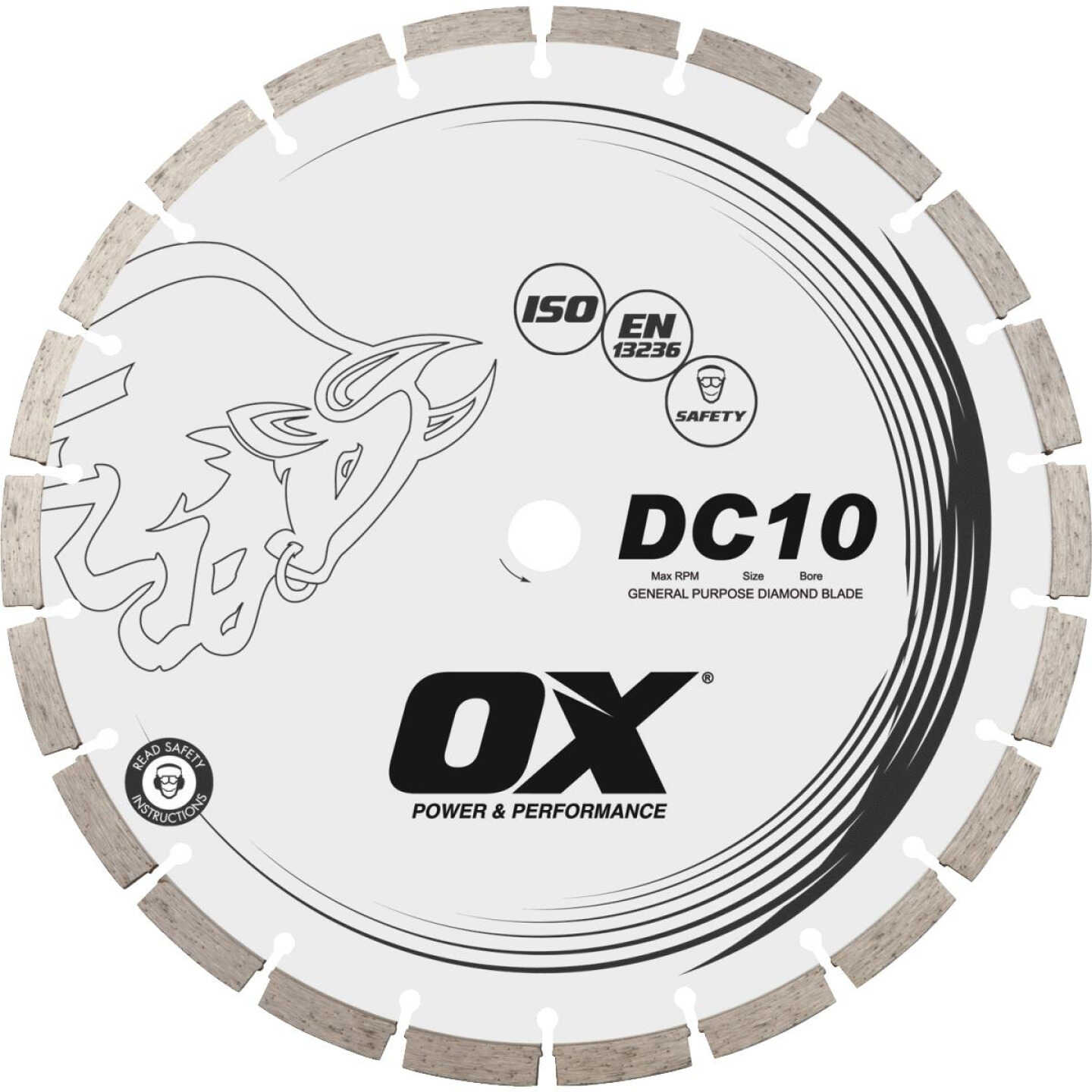 OX 4 In. Segmented Diamond Blade Image 1