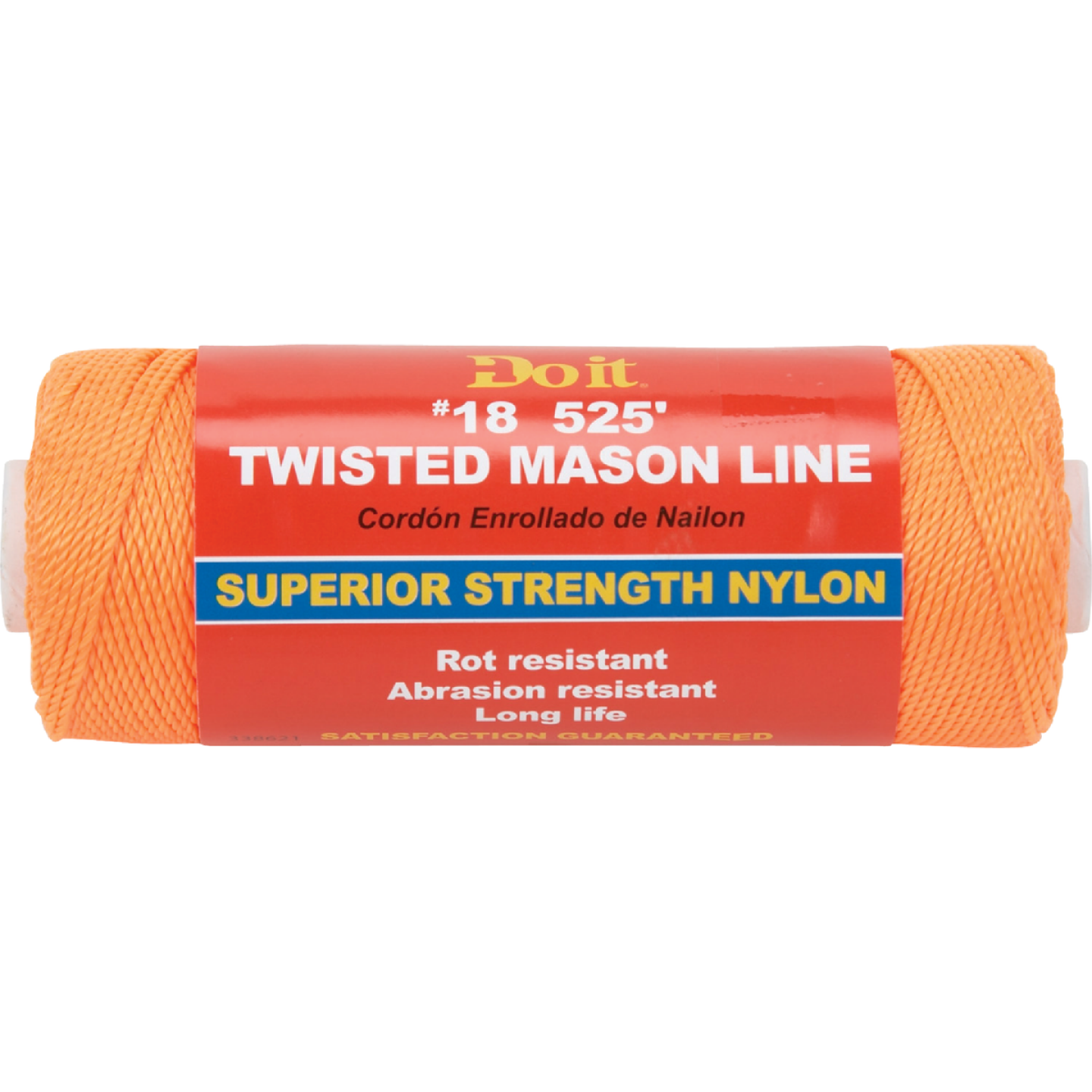 Do it Best 525 Ft. Fluorescent Orange Twisted Nylon Mason Line Image 1