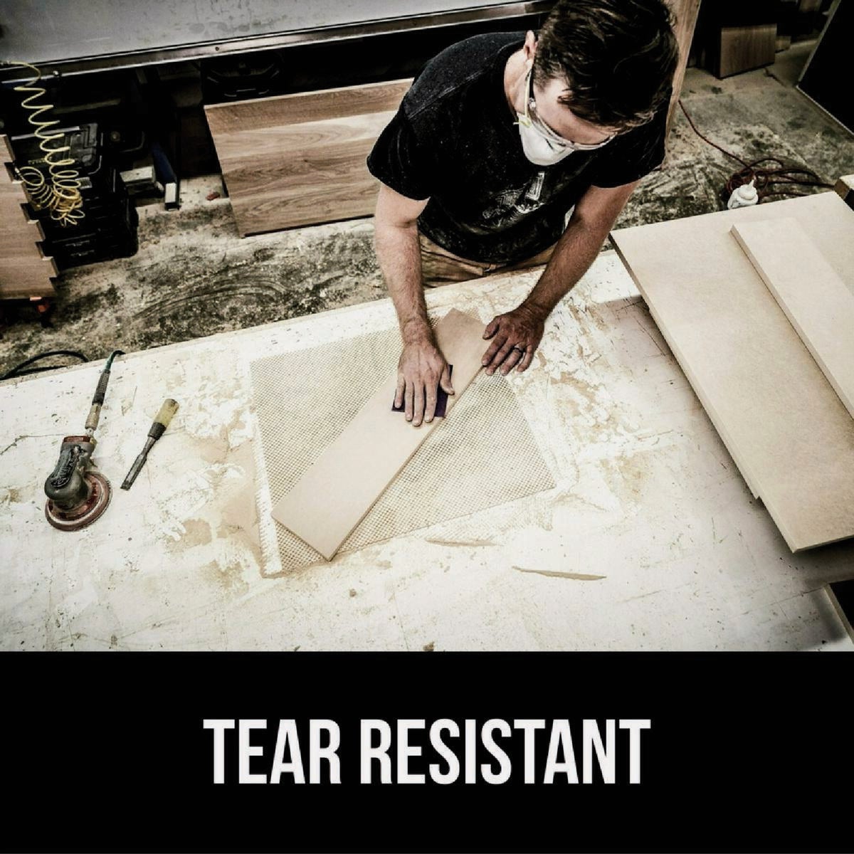 3M Pro Grade Precision 9 In. x 11 In. 320 Grit Sandpaper Sheet with No-Slip Grip Backing (3-Pack) Image 5