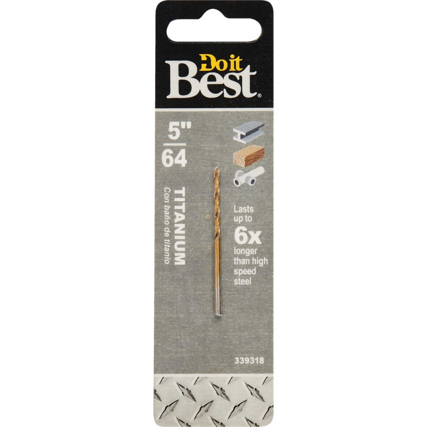 Do it Best 5/64 In. Titanium Drill Bit Image 1