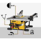DEWALT 15-Amp 8-1/4 In. Compact Portable Jobsite Table Saw Image 3