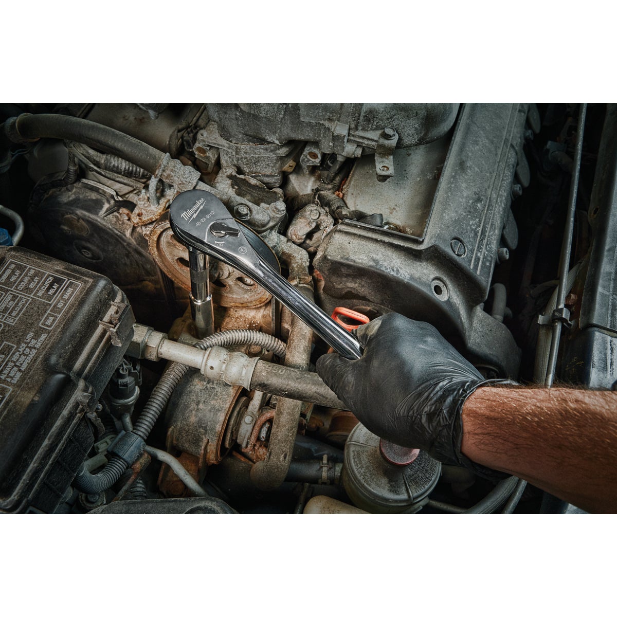 Milwaukee 1/4 In. Drive 90-Tooth Ratchet Image 5