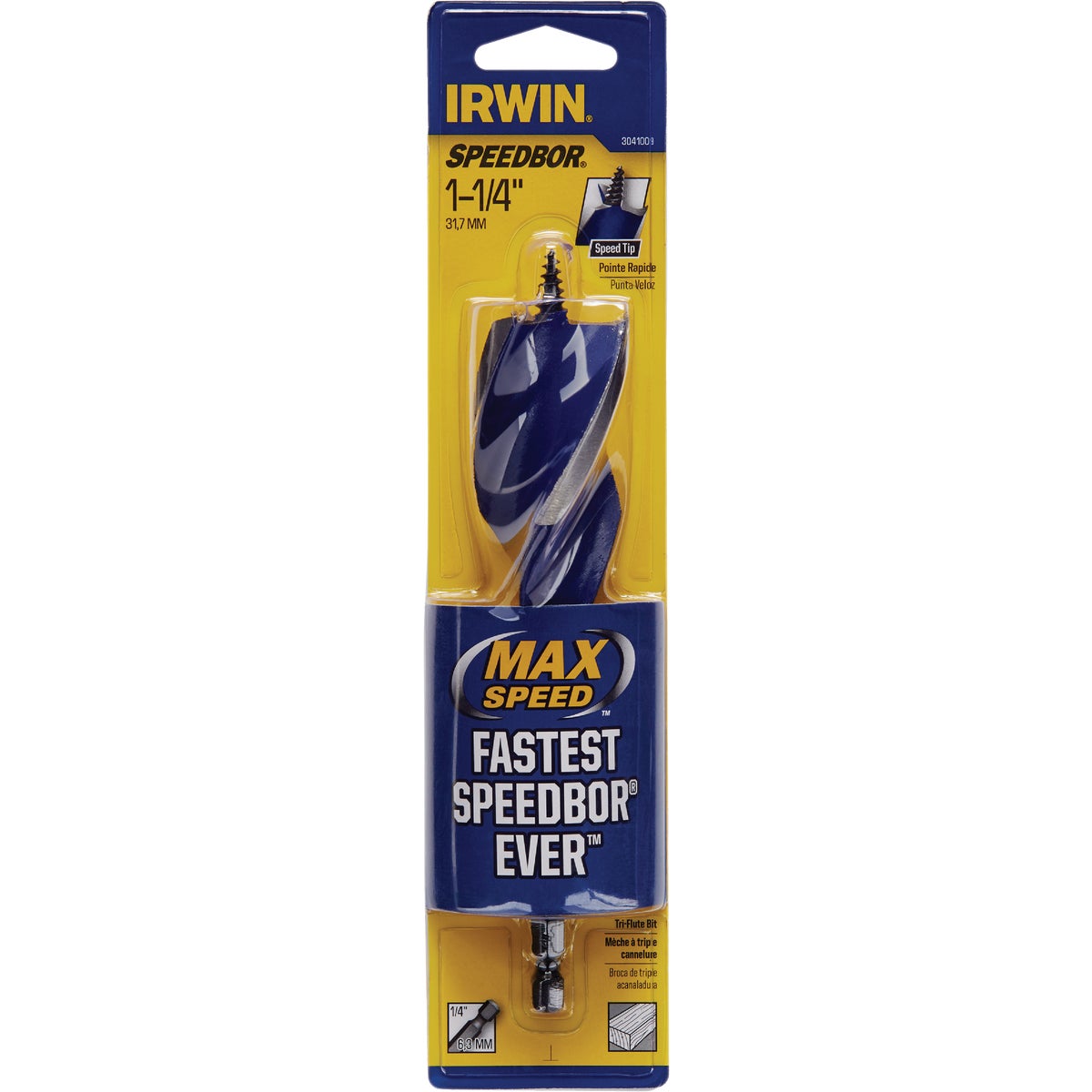 Irwin Speedbor 1-1/4 In. x 6 In. Quick Change Auger Bit Image 5
