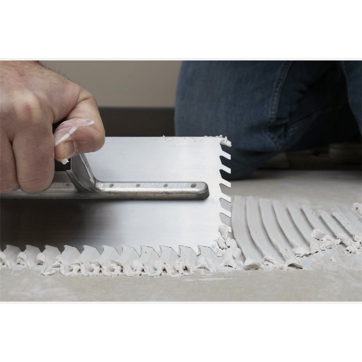 Marshalltown LayFlat 11 In. L 1/4 In. Notched Drywall Trowel Image 3