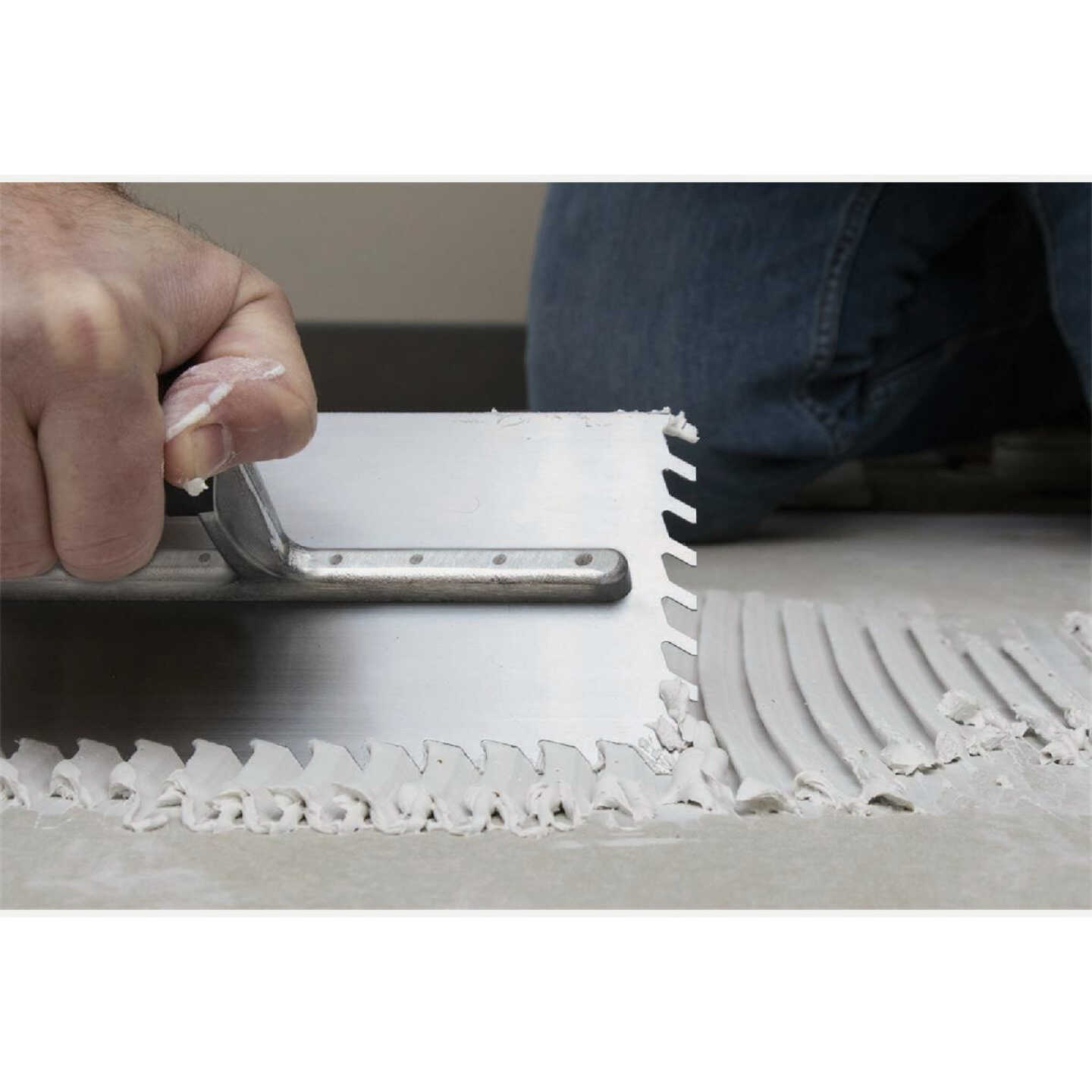 Marshalltown LayFlat 11 In. L 1/4 In. Notched Drywall Trowel Image 3