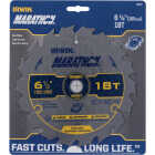 Irwin Marathon 6-1/2 In. 18-Tooth Framing/Ripping Circular Saw Blade Image 2