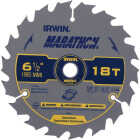 Irwin Marathon 6-1/2 In. 18-Tooth Framing/Ripping Circular Saw Blade Image 1